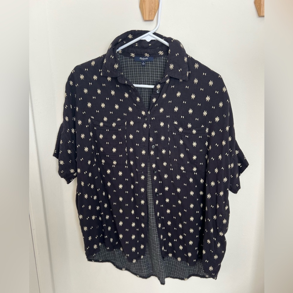 Madewell Courier Shirt in Orsa Print